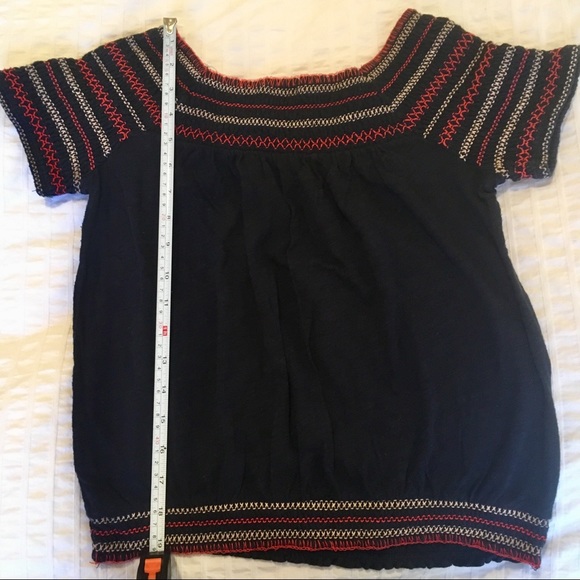 Anthropologie Navy Deletta Top - Picture 7 of 7